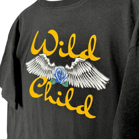 Betty Boop Wild Child Motorcycle Biker Short Sleeve Graphic T-Shirt Size XL Tee - Picture 5 of 6